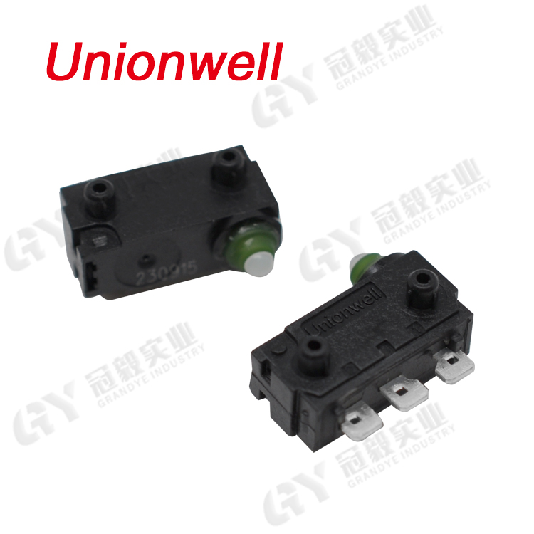 Unionwell微動(dòng)開(kāi)關(guān) 閥門(mén)電機(jī)驅(qū)動(dòng)微動(dòng)開(kāi)關(guān) IP67防水微動(dòng)開(kāi)關(guān)三腳