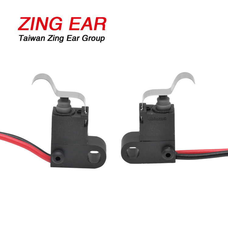 汽車新能源充電槍2線微動(dòng)開關(guān)帶手柄 家用電器洗衣機(jī)小型微動(dòng)開關(guān)